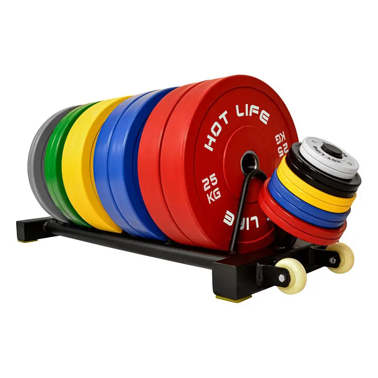 Wholesale Custom Competition Rubber Bumper Plates Set Weightlifting Calibrated Color Barbell Weight Plate