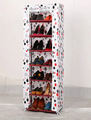 
2020 factory sell best selling wholesale 7 layer shoe rack cabinet folding waterproof Shoe rack 
