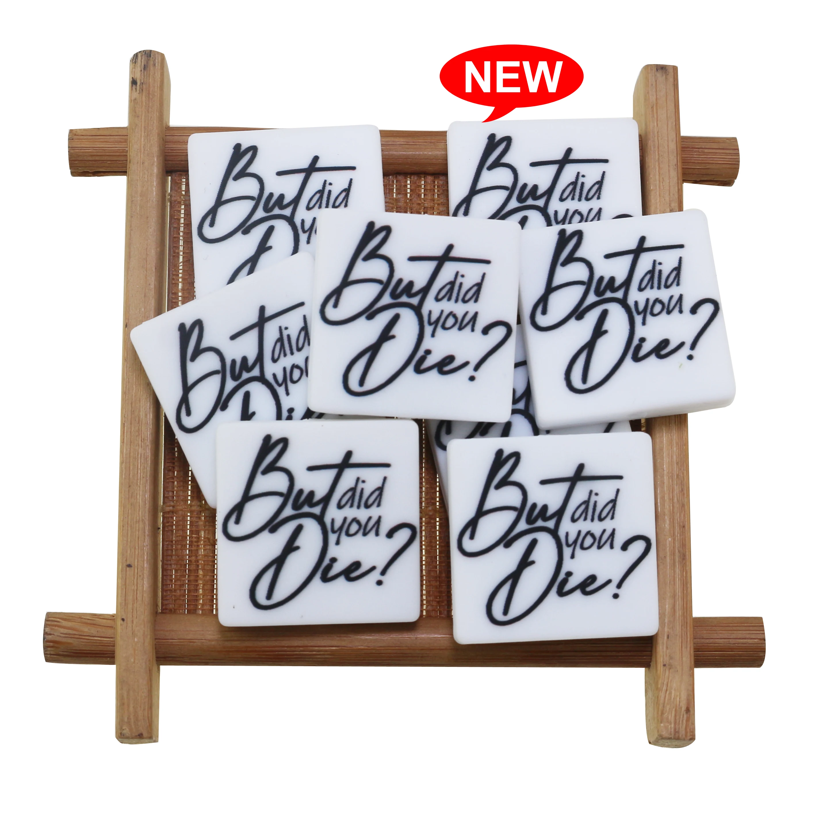 Free Samples Factory Custom Focal Beads Silicone Printing Bead Character For Pen Making DIY Pacifier Clip Accessories Jewelry