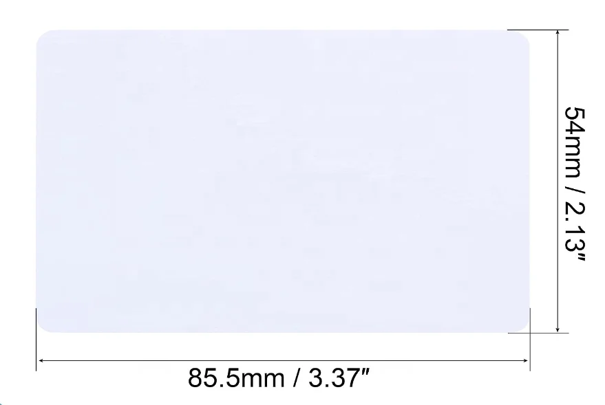 Hot Wholesale Cloned PVC Plastic Flash Blank Cards for Thermal