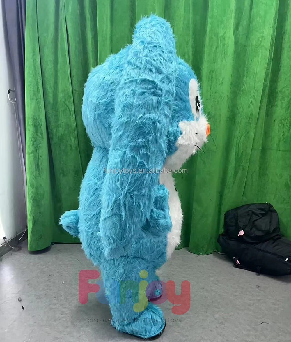 Inflatable Rabbit Mascot Adult Easter Bunny Anime Role Playing Set Party Set Animal No Battery