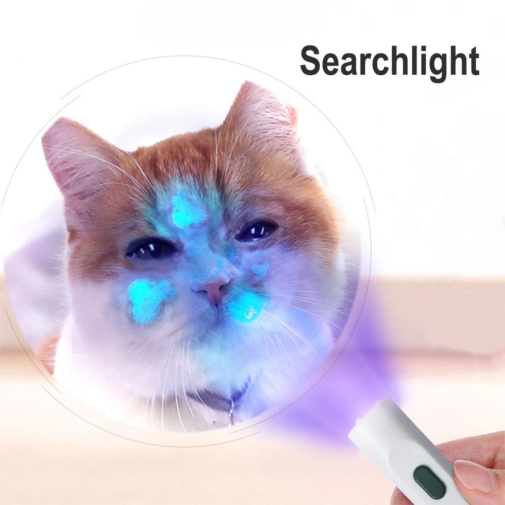 2021 Newest Hoopet Feather Infrared Light Laser Cat Teaser Stick