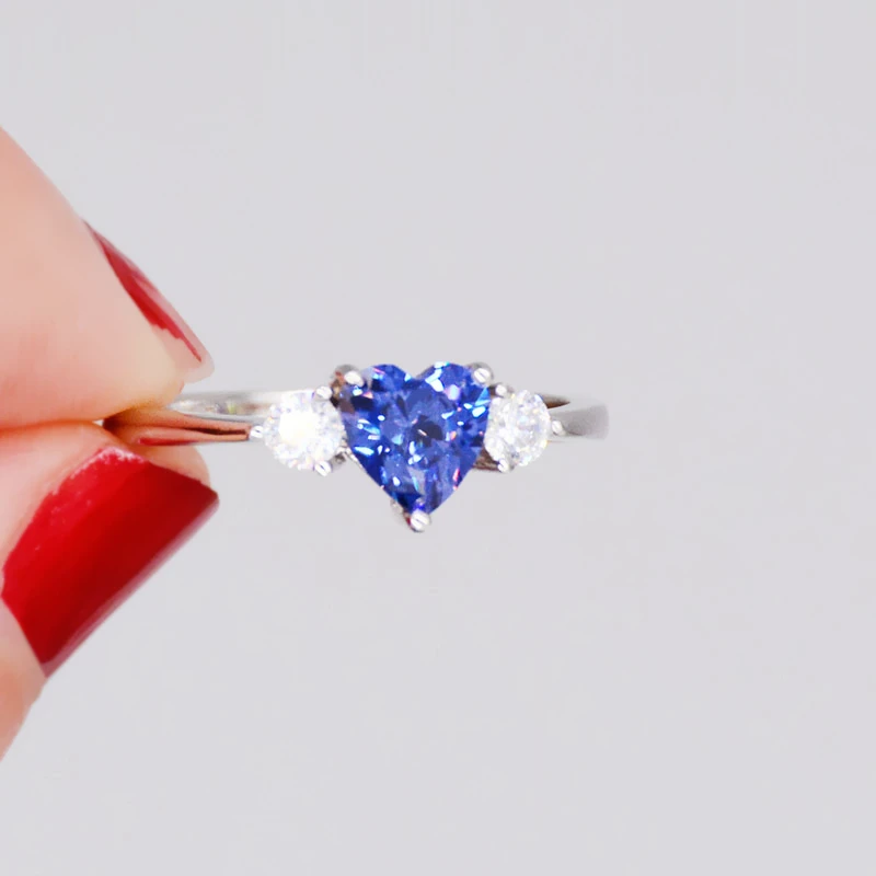 Manufacturer Direct Sale 925 Sterling Silver Ring CZ Wedding Rings Women Jewelry Gift Custom Zircon Party TRENDY OEM