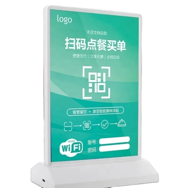 A4 Desktop LED Desk Light Boxes used for advertising Advertising Box with Tempered Glass Panel picture frames for advertising