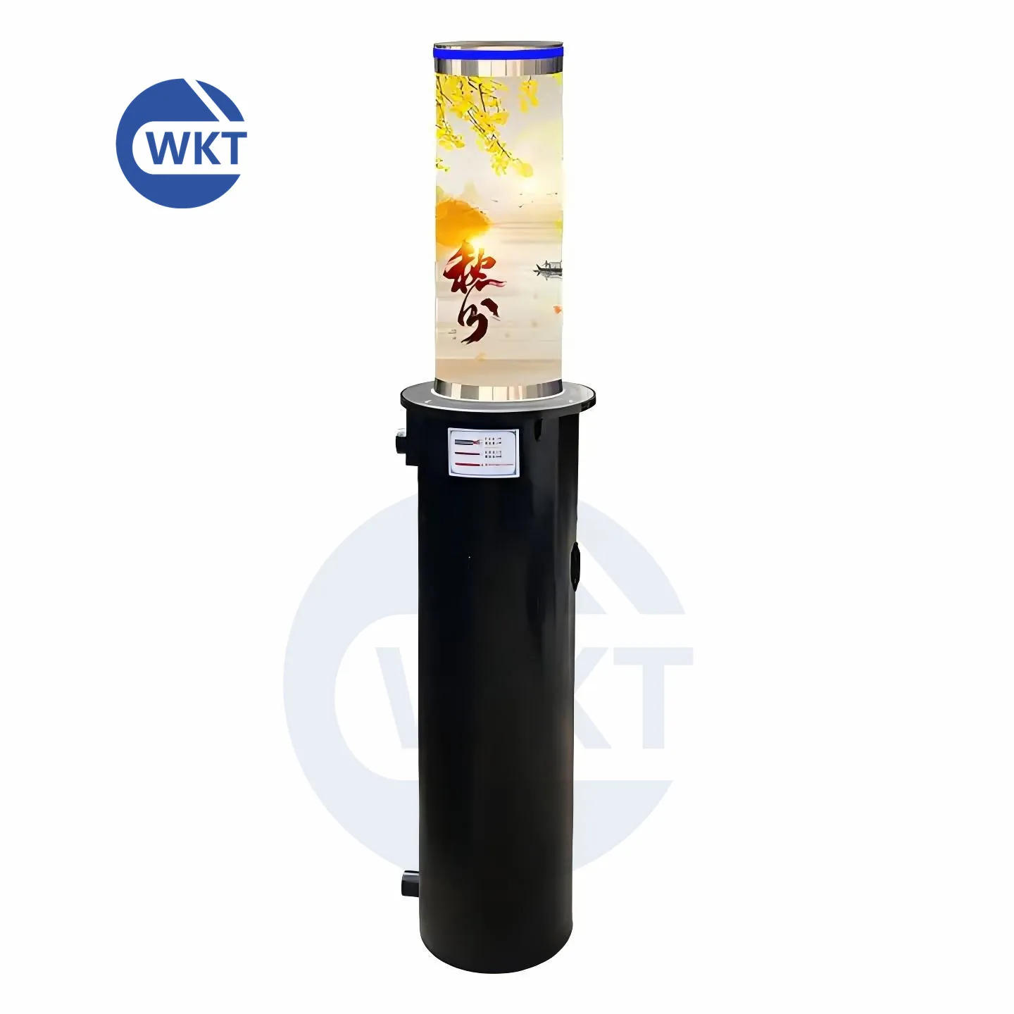 Wan Cartoon Electric Parking System Stainless Steel Automatic Traffic Flexible Rising Hydraulic Bollard For Tnternational Market