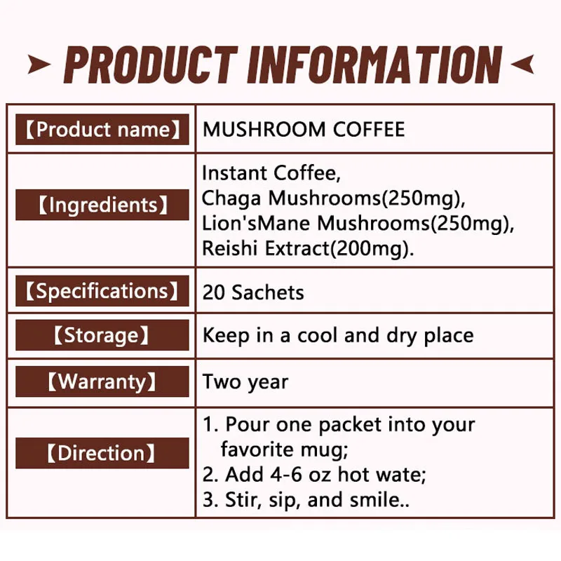 private label mushroom reishi coffee bitter boosts energy mushroom coffee blend powder with private label mellow