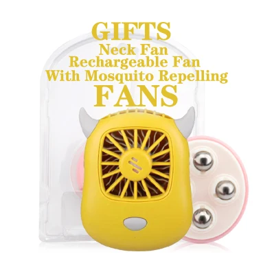 
Neck Fan Gift Multifunctional bladeless camping neck fan with mist for wholesales 