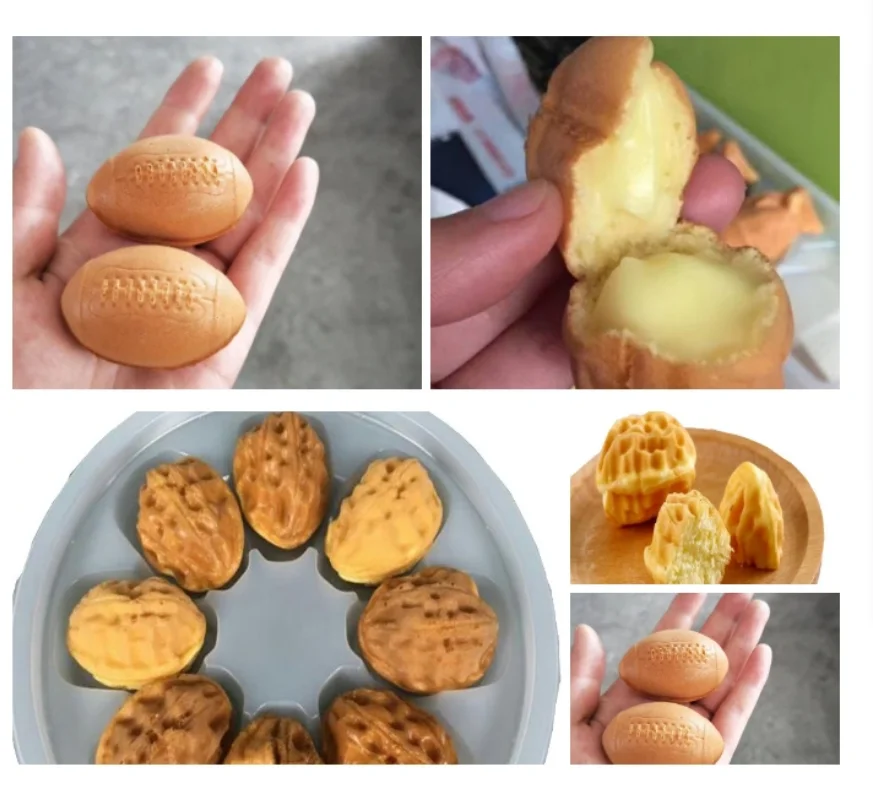 2021super Walnut Custard Cake Making Machine korean manjoo manju cake