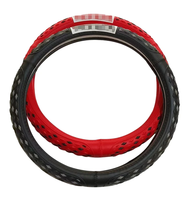 WING High Quality Customized Logo Luxury Heavy Car Steering Accessories Sport Silicone Steering Wheel Covers