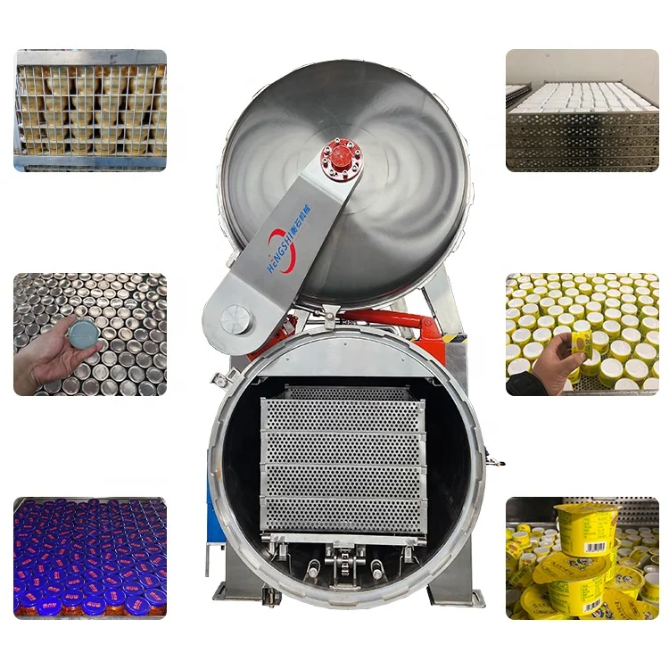Factory custom tuna can sterilization machine High-quality food cans of small sterilization machine Canned food