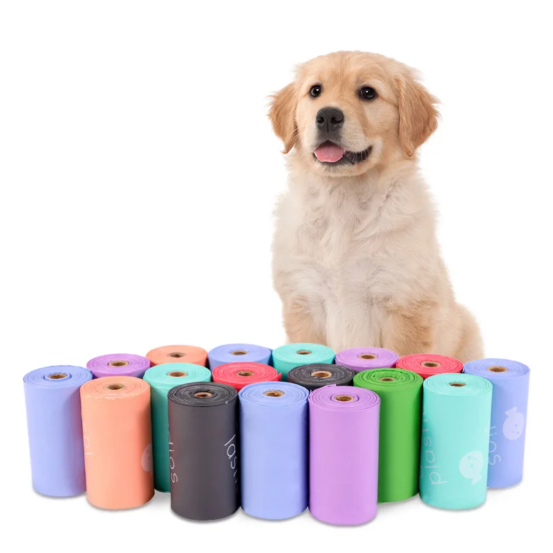 Wholesale New Arrival Scented Leak Proof Pet Doggie Rolls Poo Waste Disposal Biodegradable Compostable Dog Poop Bag Bolsas