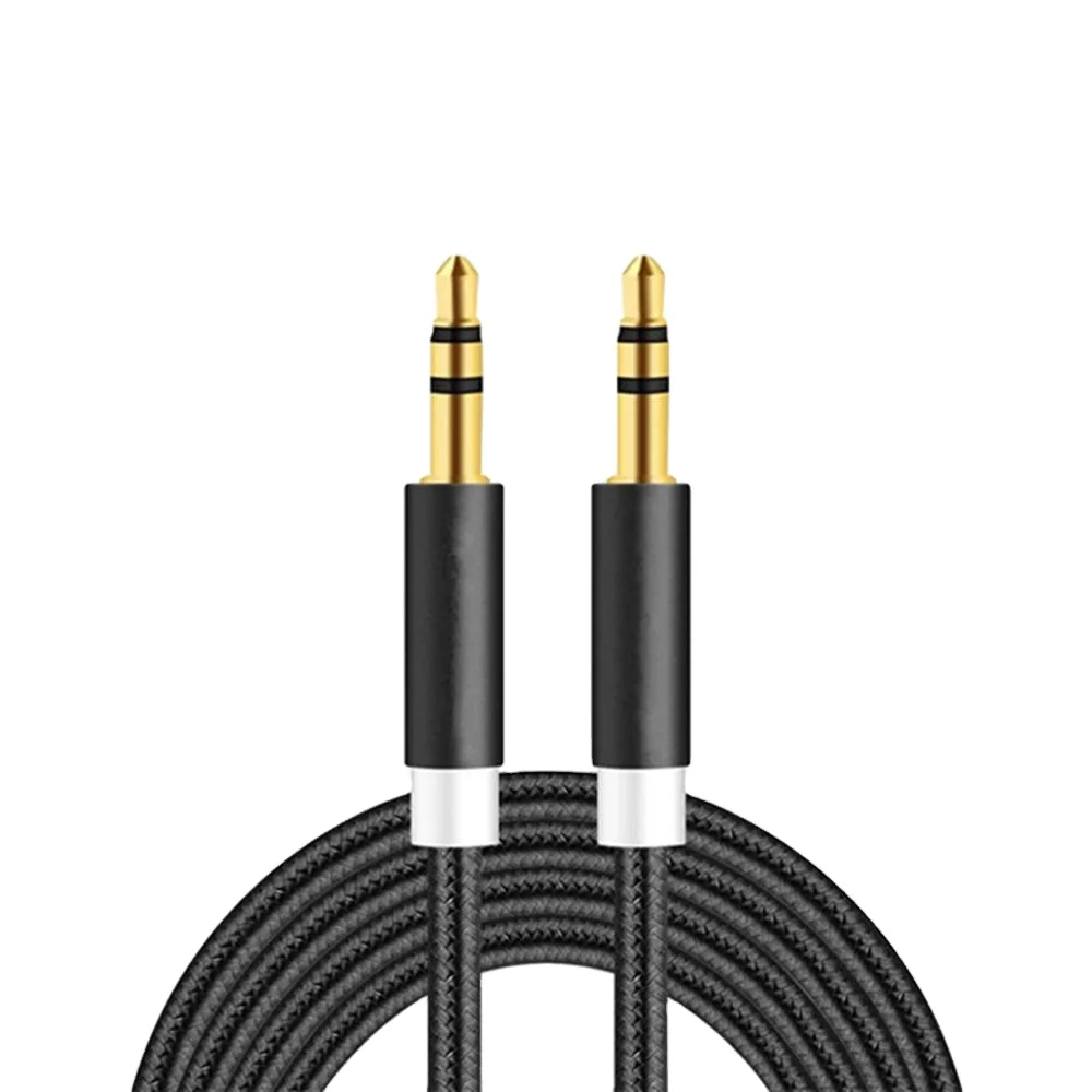 PUJIMAX High Speed Intelligent Audio Data Cable Factory Wholesale Top Sale 3.5mm Audio Cables Wiht 3.5mm Plug AUX Cable