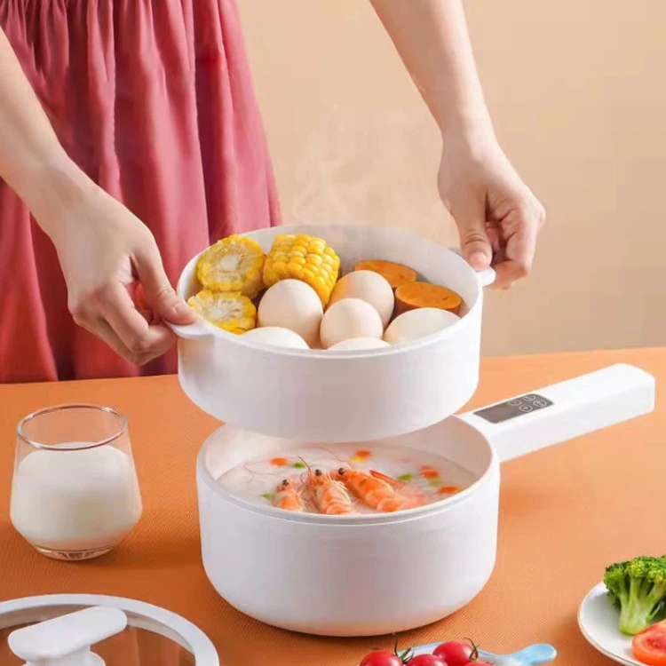 Modern multipurpose skillet electric cook pan non-stick easy cleaning heat control multifunctional electric frying pan