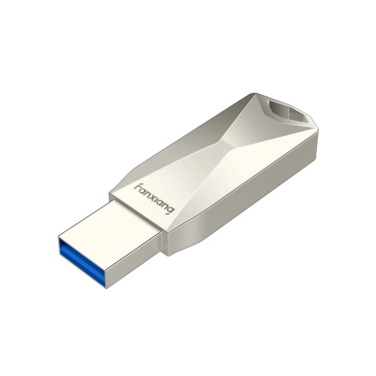 Waterproof Metal Silver Usb Flash Drive Pen Drive 16GB-512GB Pendrive High Speed U Disk Memory Disk Business OEM