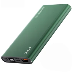 TOPK Quick Charging 10000mAh I1006P PD Powerbank Portable Mobile Charger Fast Charging Power Bank