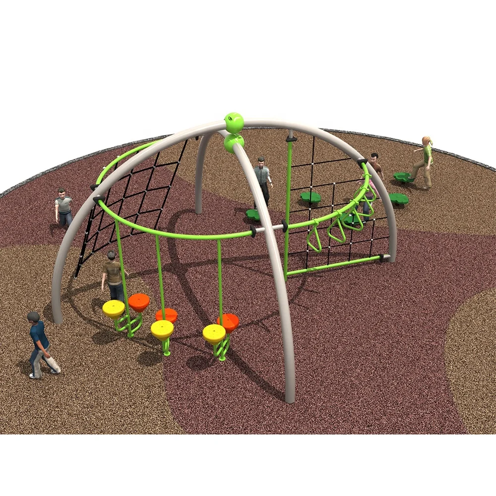 Nursery school beautiful and funny kids area swing set