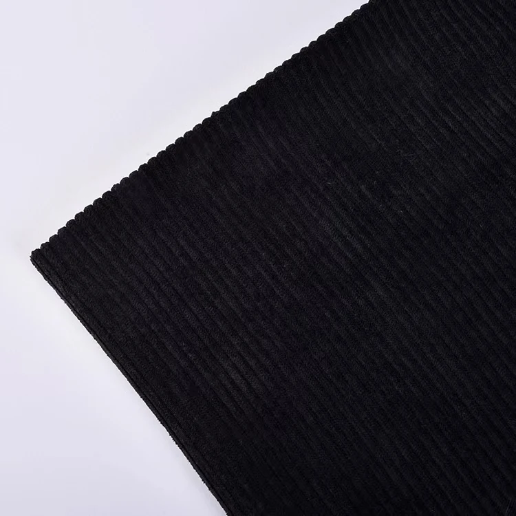 Hot Sales Heavyweight Solid Color Corduroy Brushed 90% Polyester 10%Nylon Corduroy Fabric for overcoat