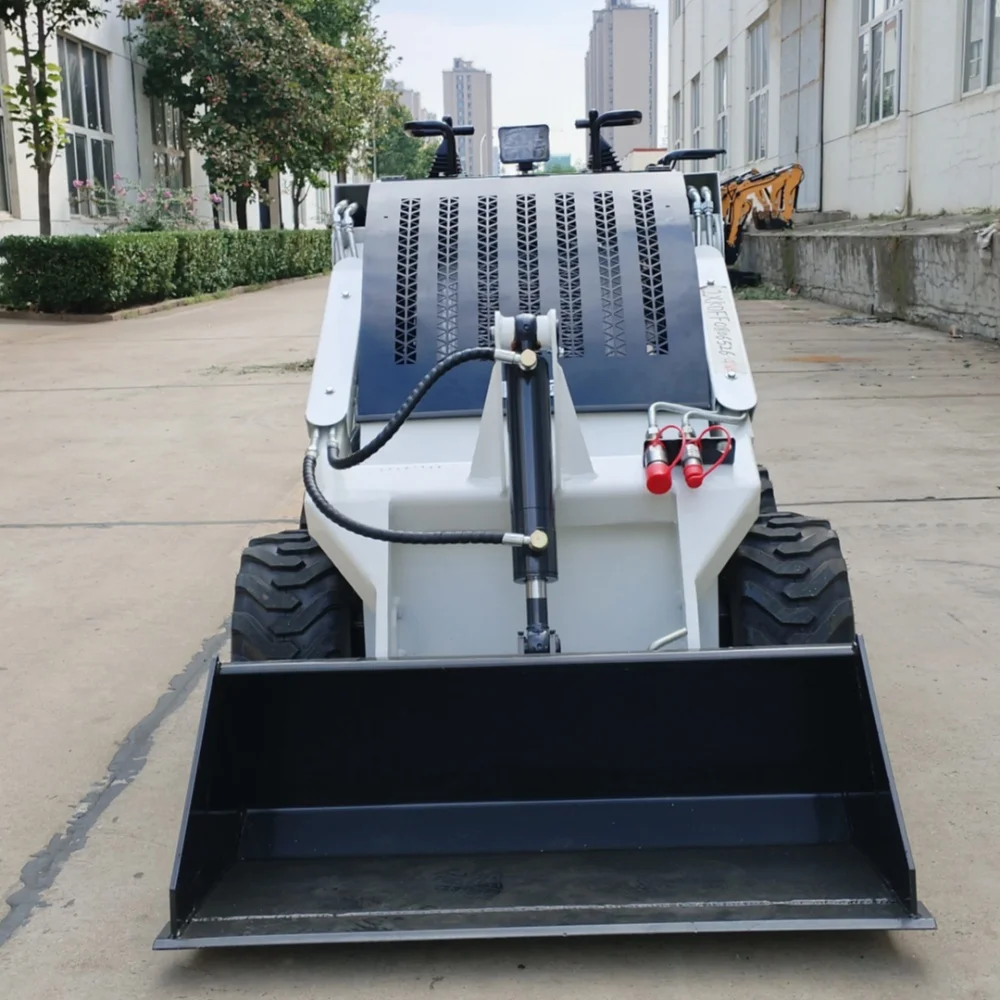 EPA approved cheap mini stand on skid steer diesel 500 kg attachments bucket mini wheel loader