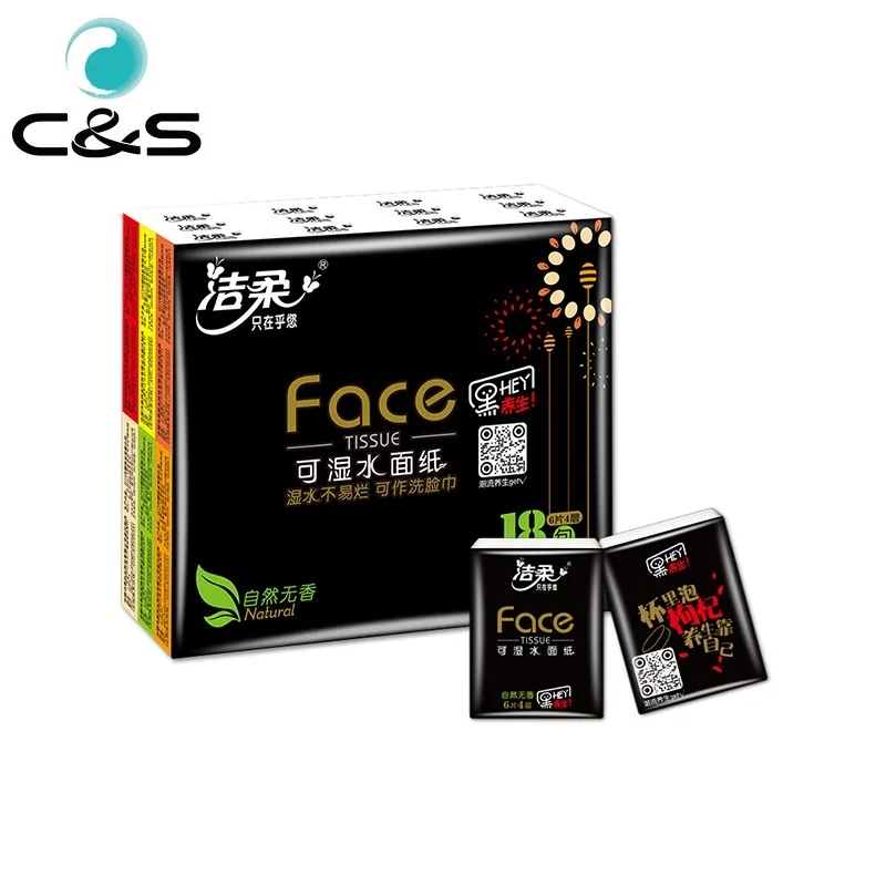 Customized Ultrathick Soft Texture 100% Virgin Wood Pulp Mini Pocket Tissue Paper