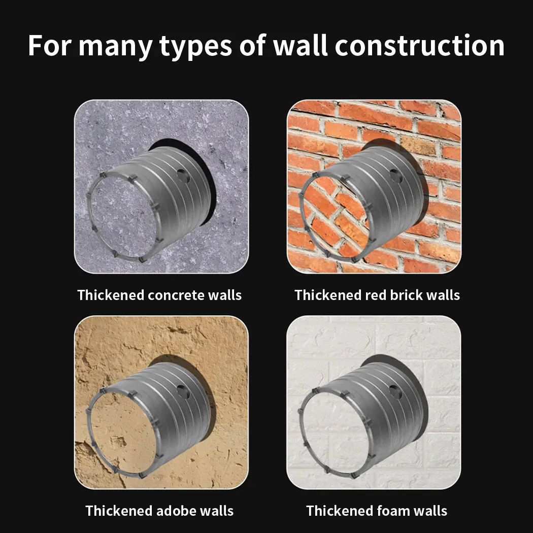 With SDS bit and 110mm adapter, carbide hollow hole cutter for brick, concrete, cement stone walls .Concrete drill bit 68mm