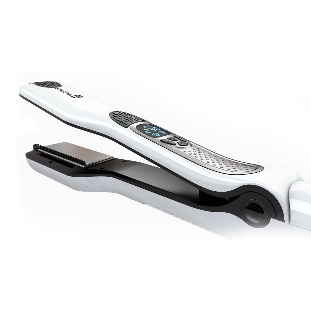 Professional Steam Hair Iron Pro Steampod Ceramic Tourmaline Coating Hair Straightener Flat Iron