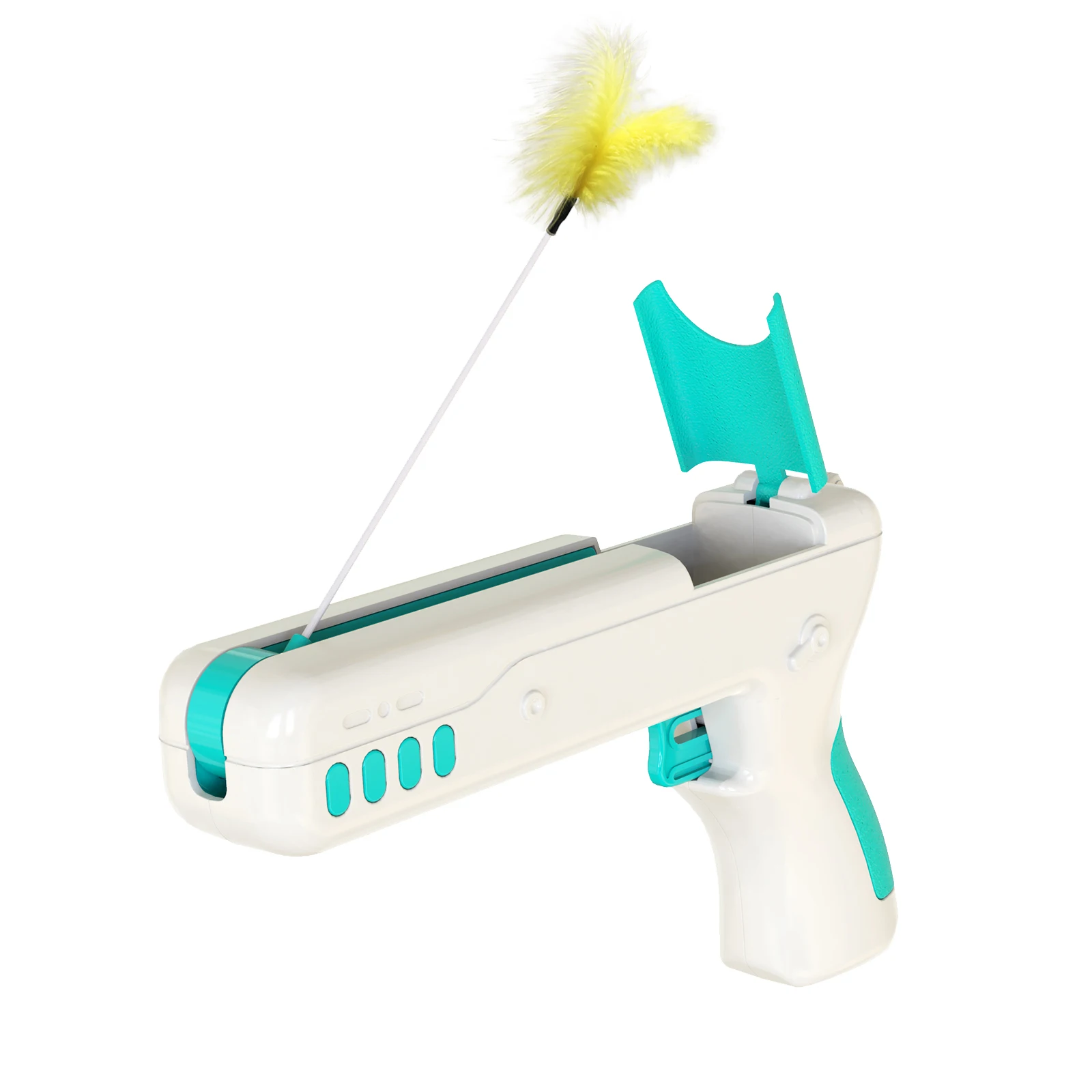 New Pet Products Feather Cat Toy Rebound Cat Ball Funny Cat Stick