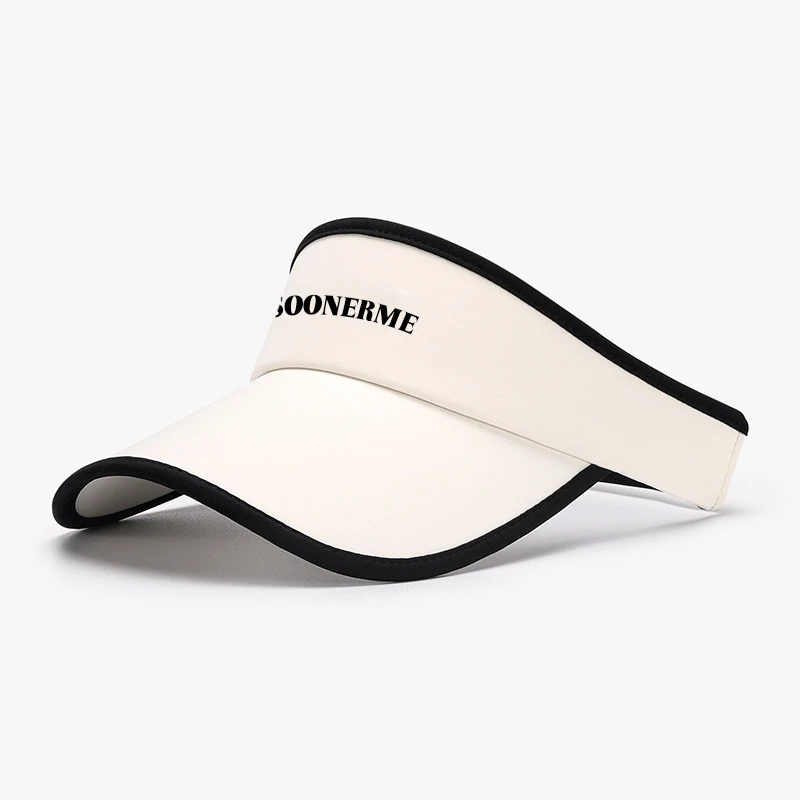 Uv Protection Outdoor Golf Running Custom Logo Sun Visor Cap For Wholesale