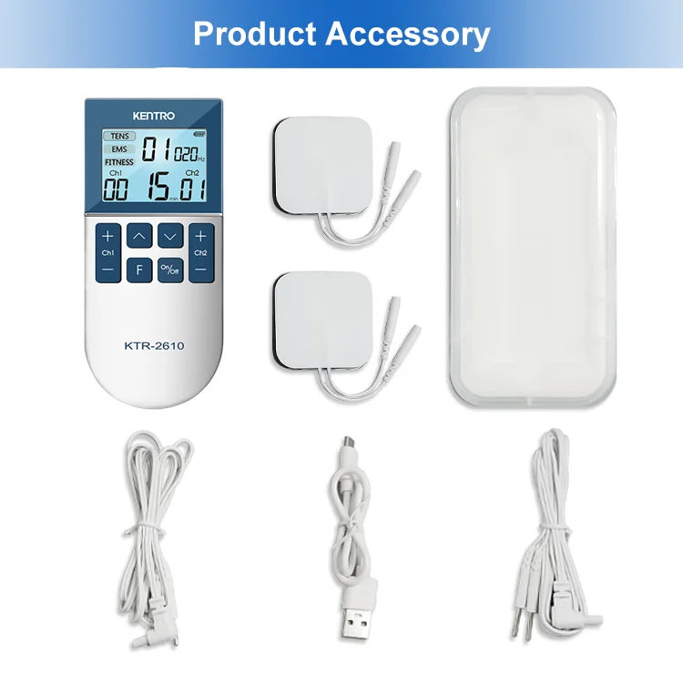 3 IN 1 Tens unit electrical muscle stimulator ems Low Frequency Pulse 2 channels physical rehabilitation device