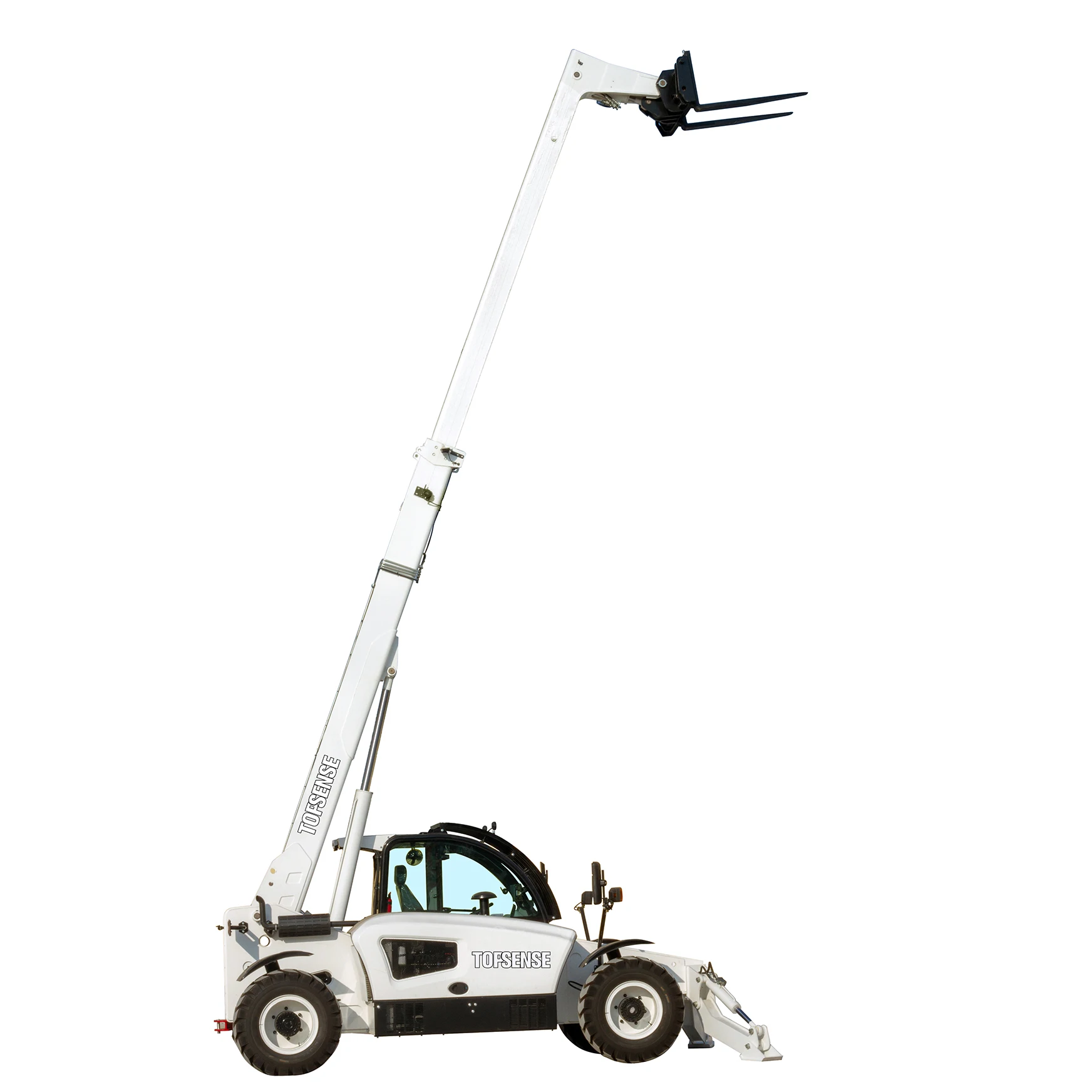 Versatility Hydraulic Semi-Automatic Forklift Fork Load Unload Car 3.5ton Telehandler
