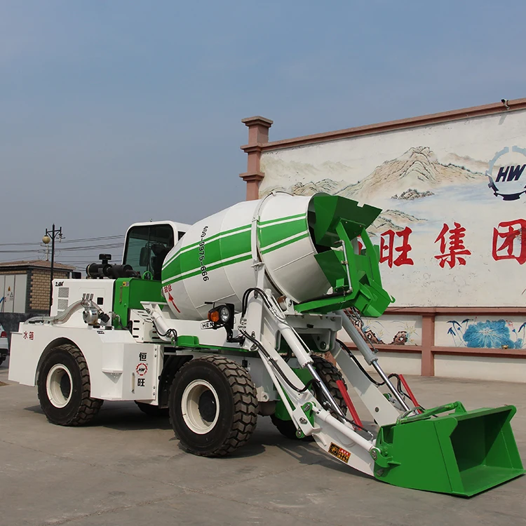 
4x4 drive diesel concrete mixer truck self loading concrete mixing vehicle 