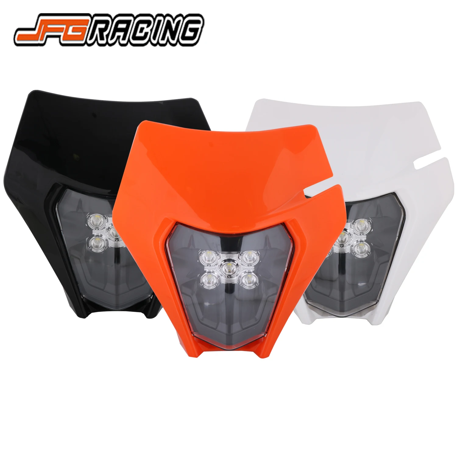 Dirt Bike Pit Bike Universal 12V 35W Motorcycle New LED Headlight Headlamp Head Lamp Light For KTM HONDA KAWASAKI SUZUKI YAMAHA