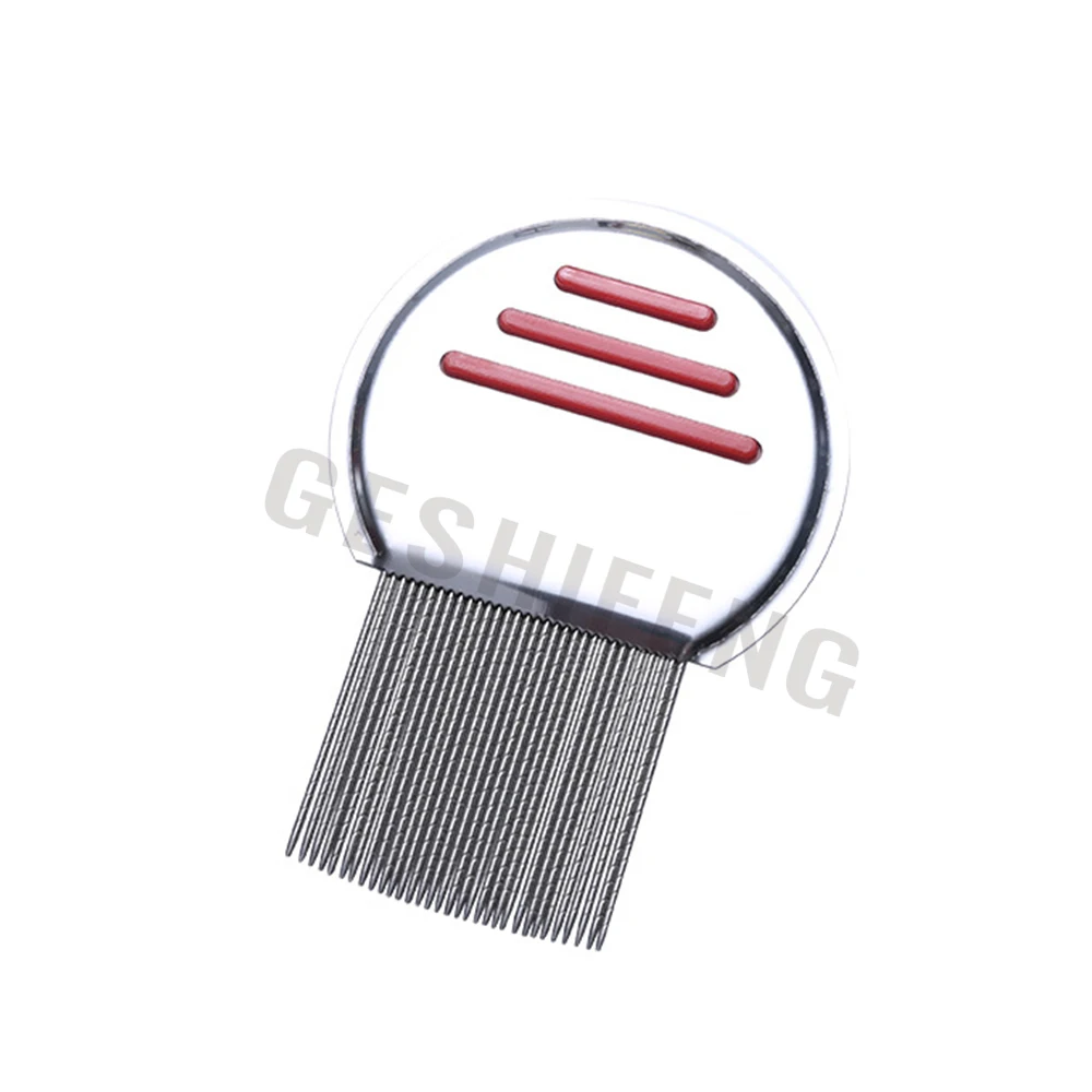 Stainless Steel Dog Comb Pet Grooming Cleaning Anti Flea Nit Lice Comb Screw Thread Needle Pet Flea Comb