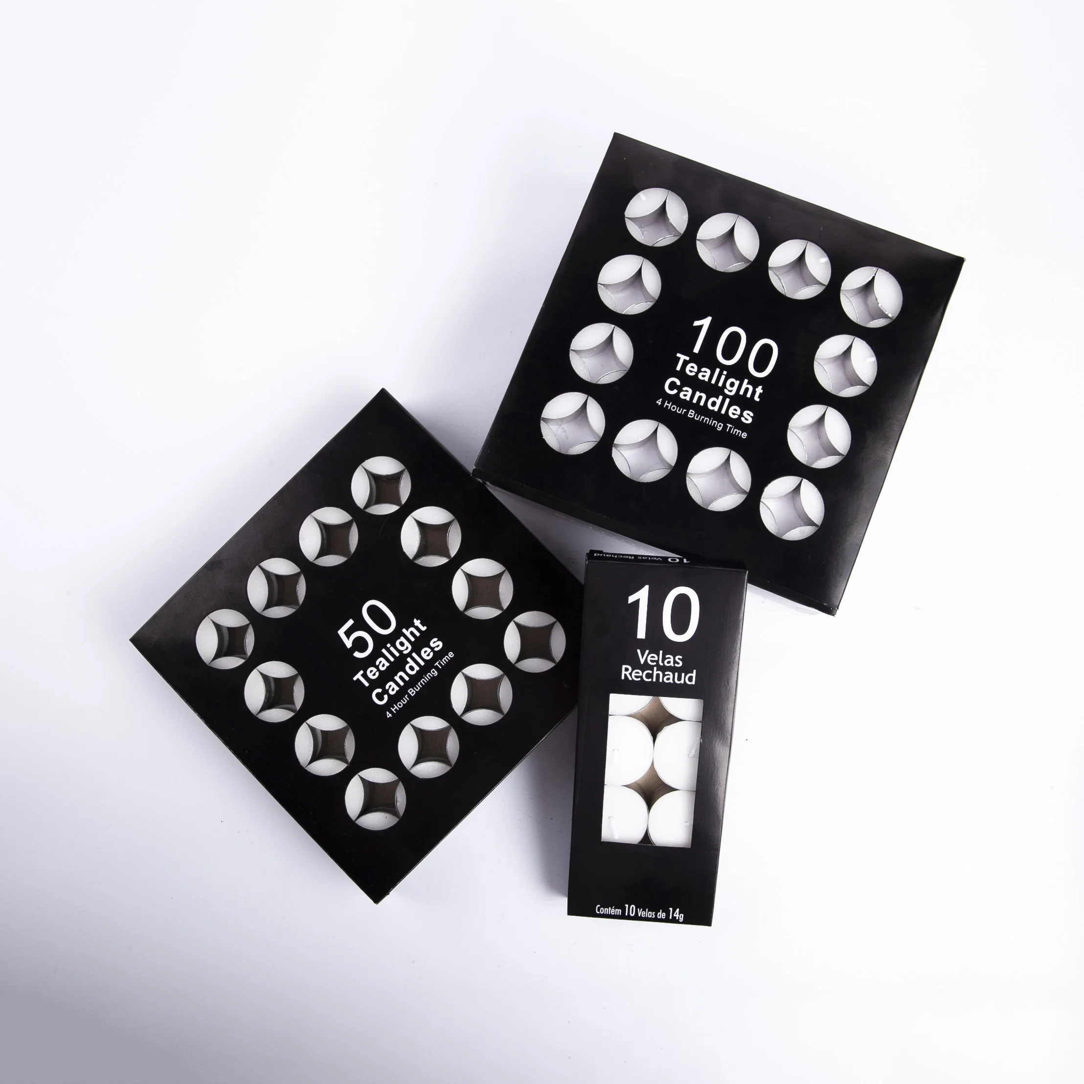 White Tealight Candles Unscented 2/4/6/8 Hour Burning Time Tea Light Candle