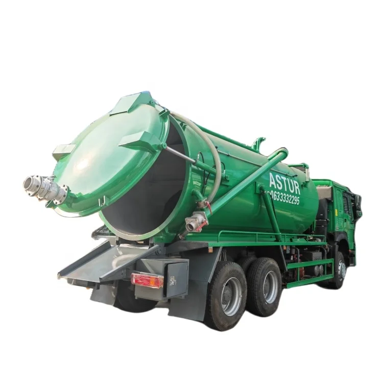 Недорогой всасывающий грузовик howo 20000L, 6x4, 10 колес, 18 cbm, комбинированный канализационный дноуглубный грузовик для продажи