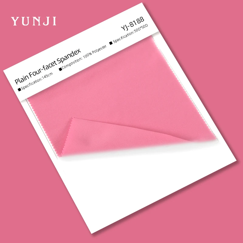 Дешевая простая фабрика, оптовая продажа, простая ткань, четыре фазы, спандекс