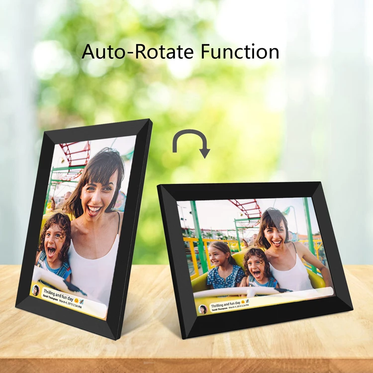 Frameo app  WiFi android LCD led touch screen digital photo frame10.1 Inch Electronic Digital Photo frame
