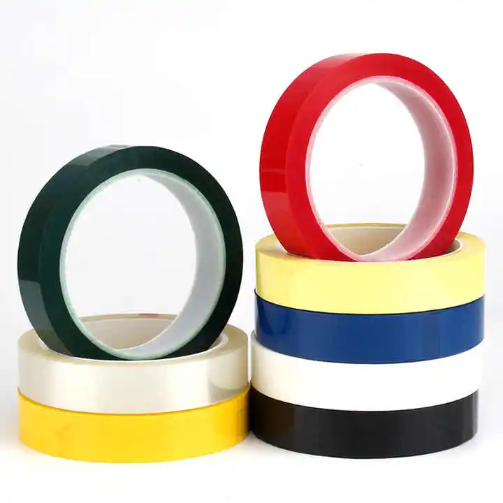 Mylar Masking Tape Flame Retardant Heat-resistant Polyester Acrylic Adhesive Tape Colorful Pet Insulation Mara Tape