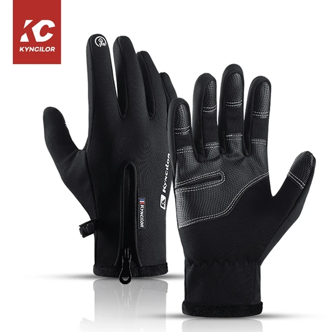 Winter Warm Windproof Anti Slip Waterproof Sports Touchscreen Driving Cycling Touch Screen Winter Gloves