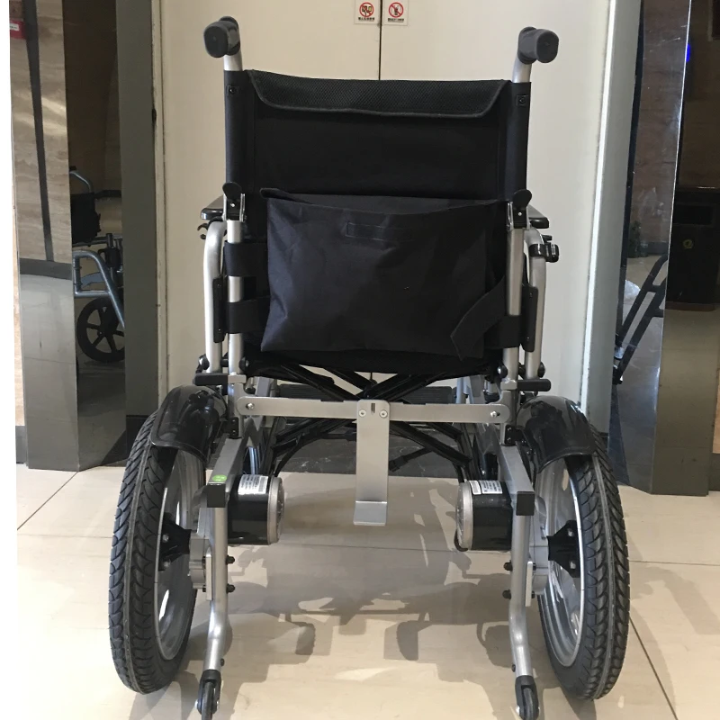 Outdoor JiuYuan 500W Powerful Motors Lightweight Wheelchair  Portable Motorized