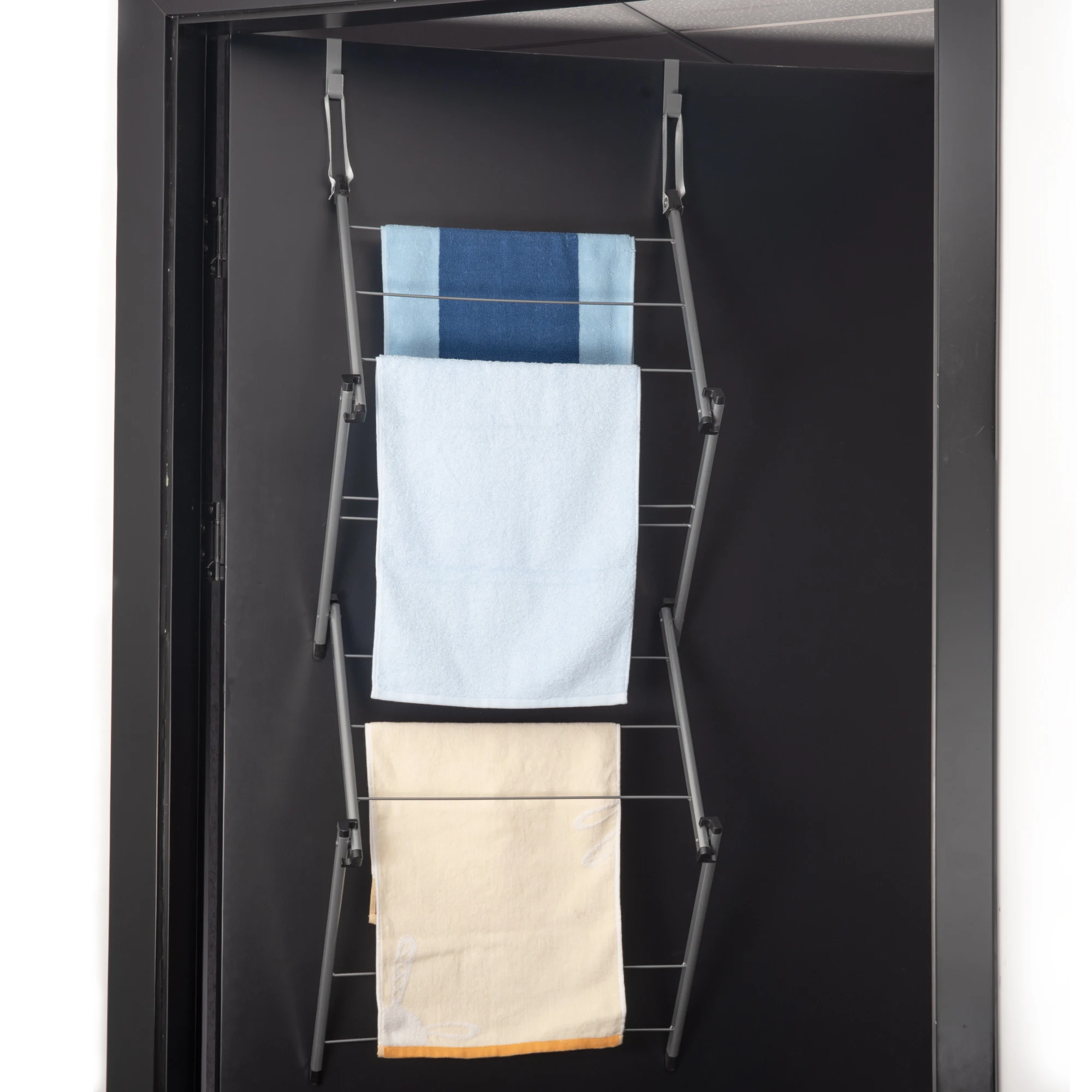 Hot Selling Door Hanger Drying Rack Hook For Bathroom Door Rear Wall-Mounted Back on the Door Rack