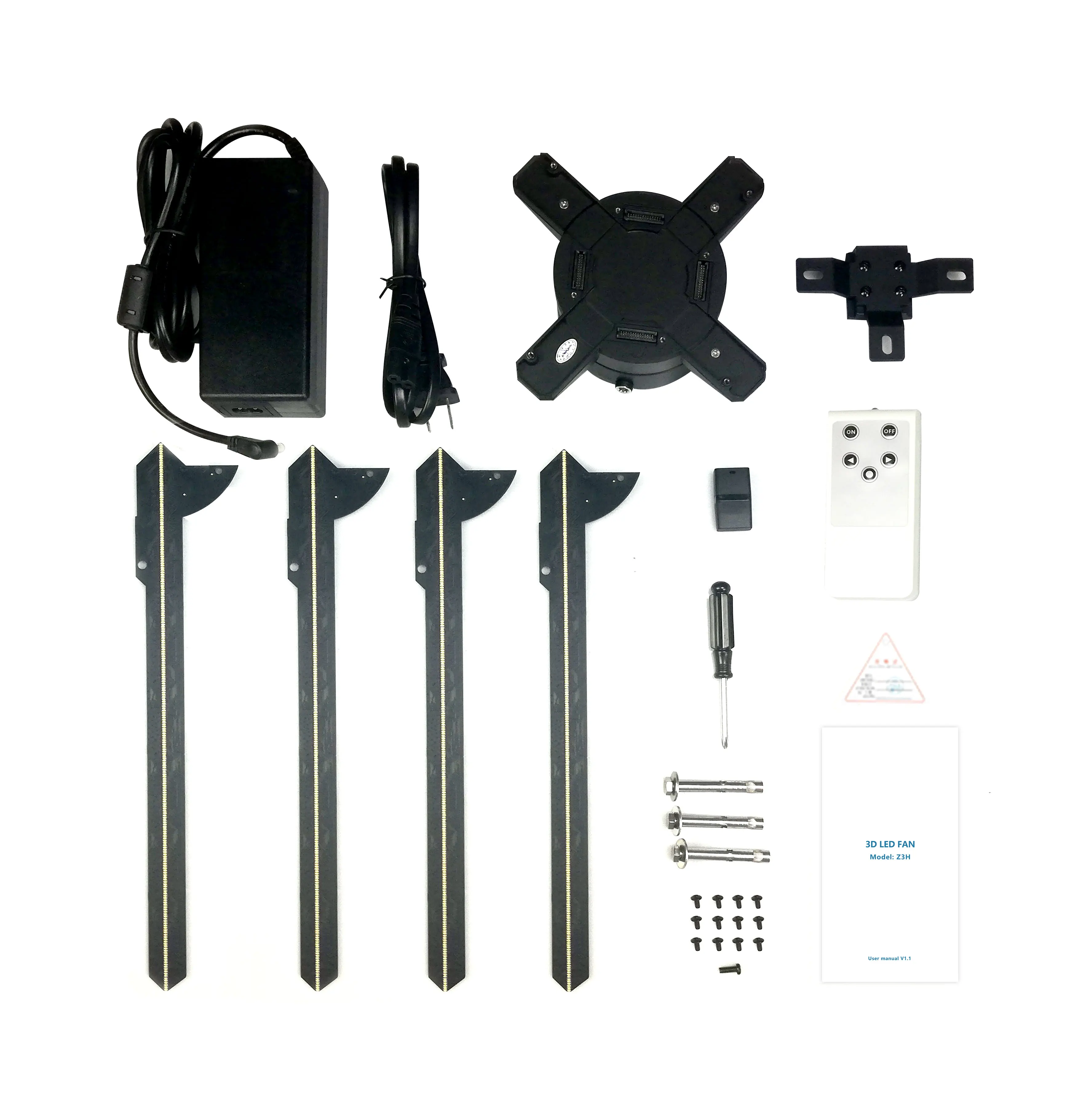 Newest  3D Holographic Hologram 3D Hologram Android Advertising Display Led Fan Player Showcase