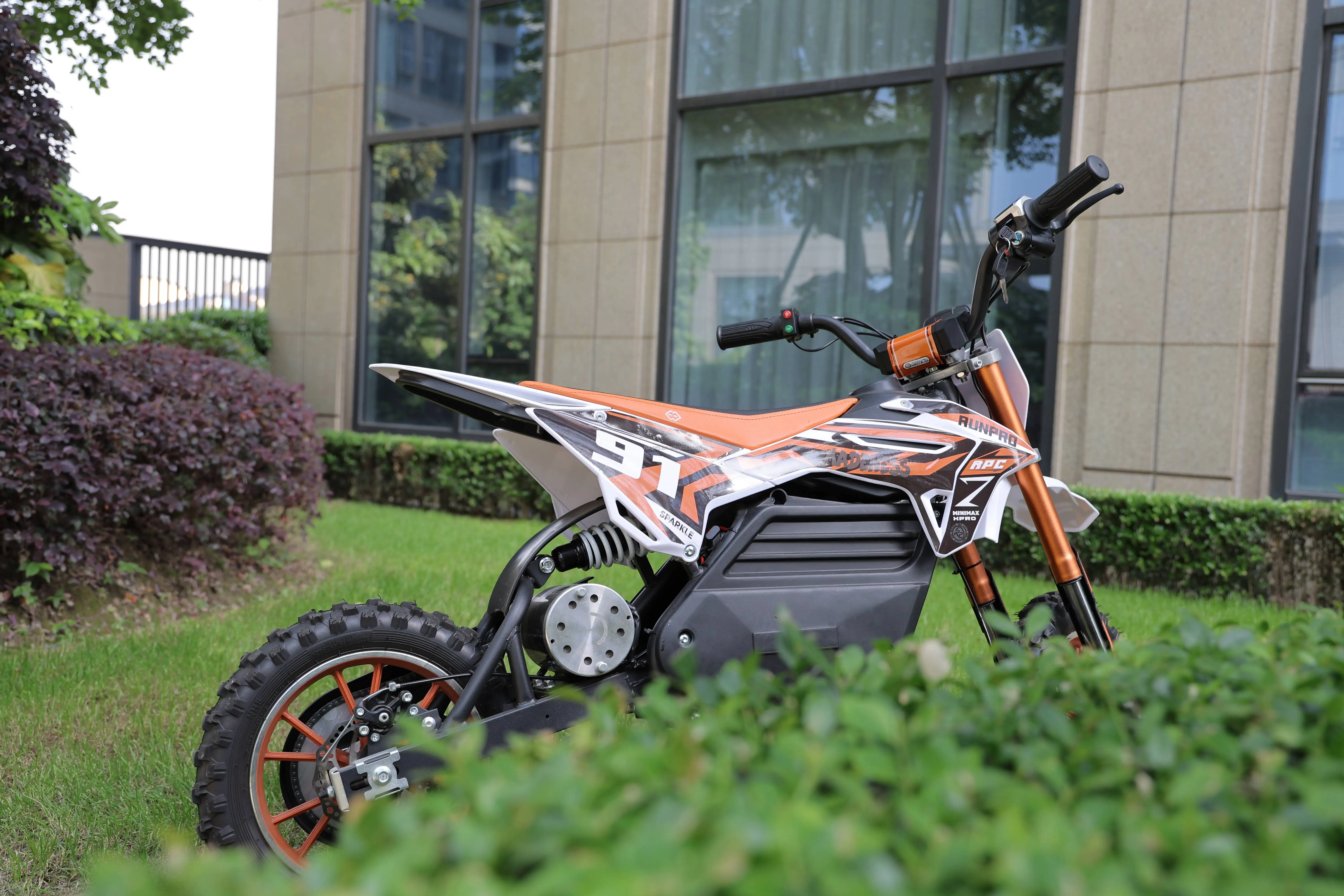 2024 RunPro Good Quality Pit Bike 1000W36V Electric Motorcycle Dirt Bikes with CE for kids Electric Motorbike with CE