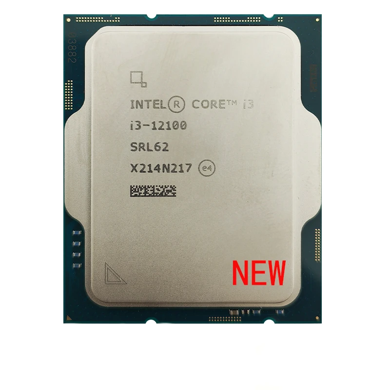 Core i3-12100 3.3 GHz 4-Core 8-Thread CPU Processor 60W LGA 1700 Sealed New but without cooler
