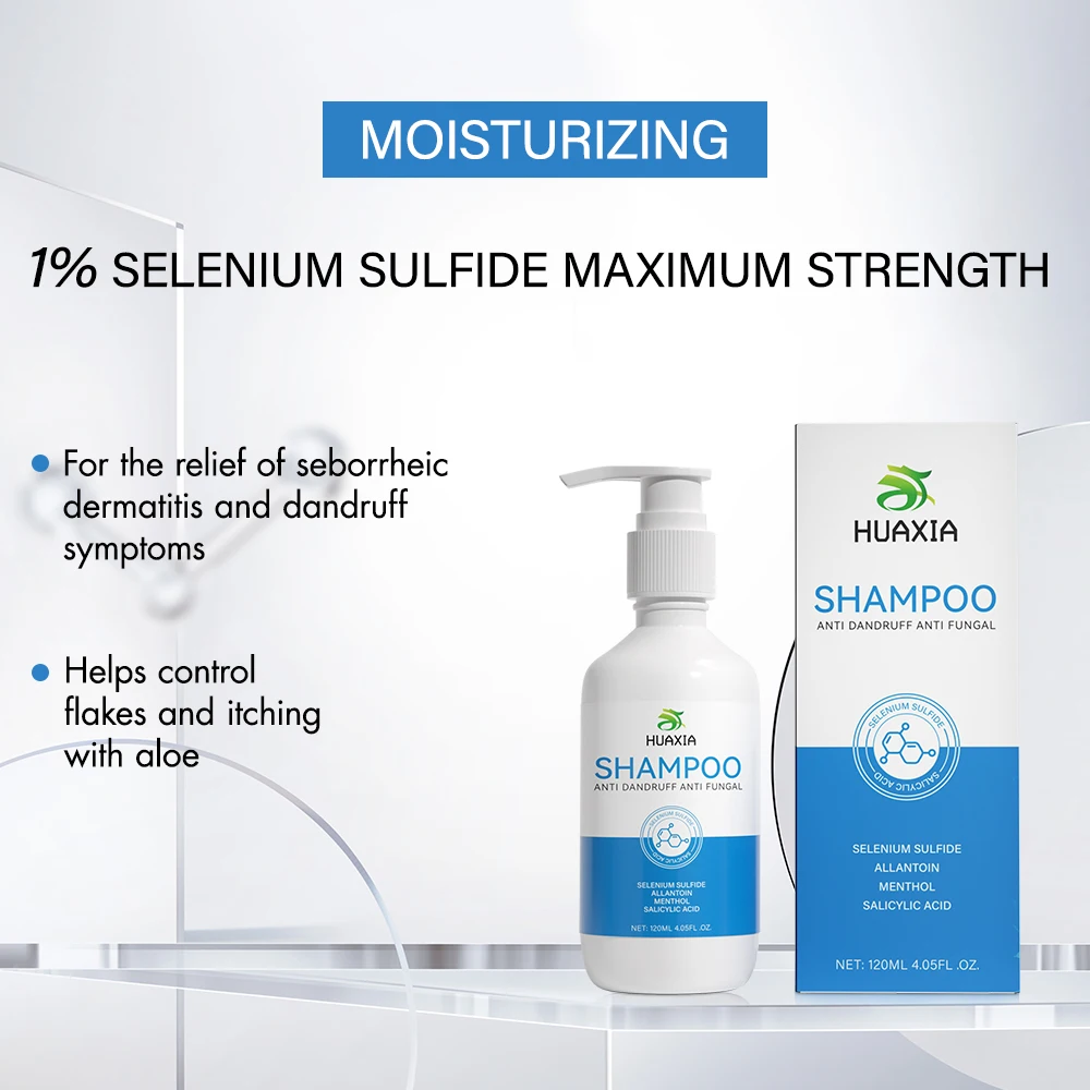 Customised Selenium Disulfide 1% Anti-Dandruff Shampoo And Conditioner Relieves Itching Salicylic Acid Anti Fungal Shampoo