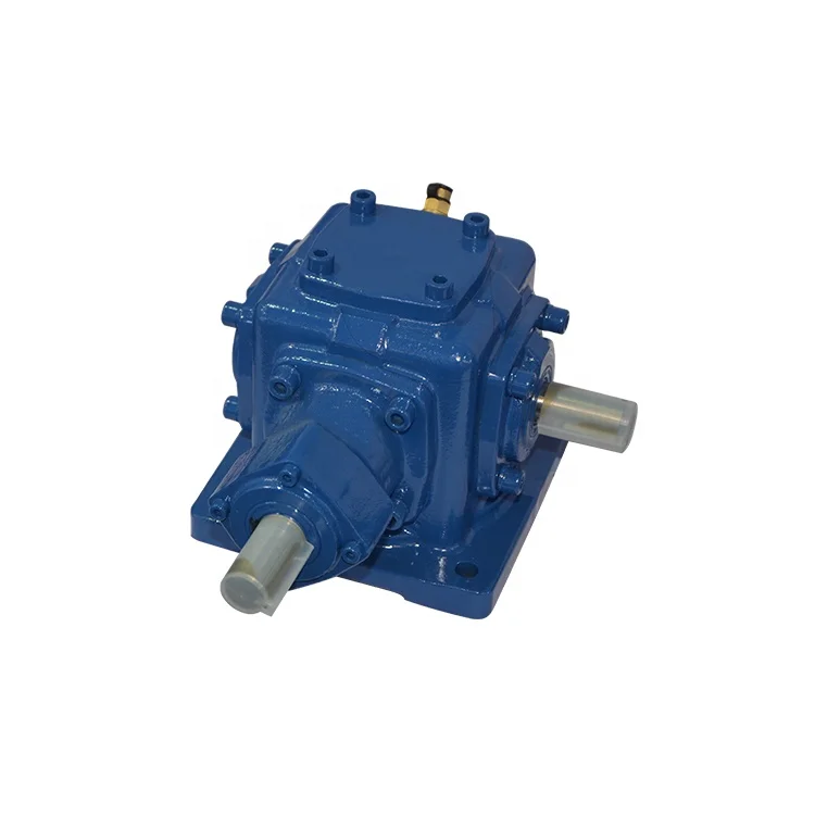 T series helical cone gearbox transmission gearbox angle bevel gear with Small vibration