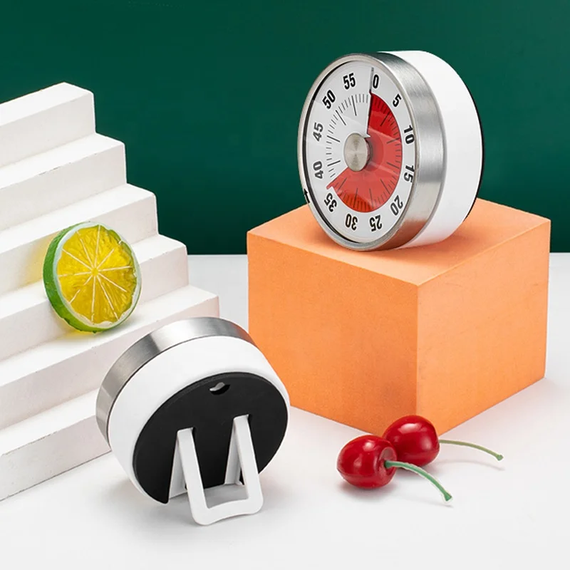 60 Minute Kids Visual Timer Countdown Clock Office Desk Meetings Cooking Timer with Retractable bracket Homeschool Supplies