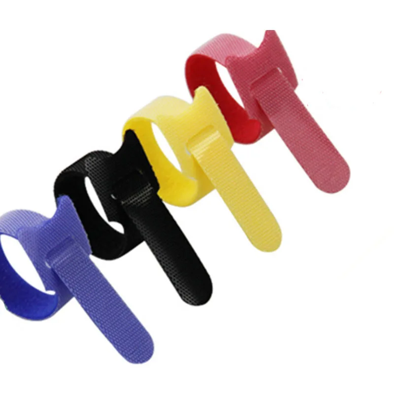 Top selling nylon or PP material hook and loop cable ties