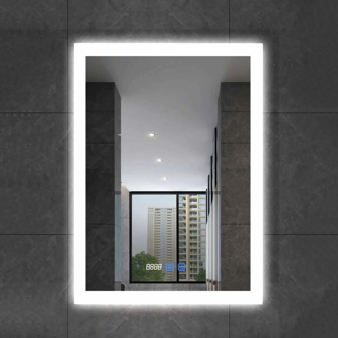 New Design Wall Mounted Anti Fog Rectangle LED Mirror Backlit Bath Led Bathroom Mirror