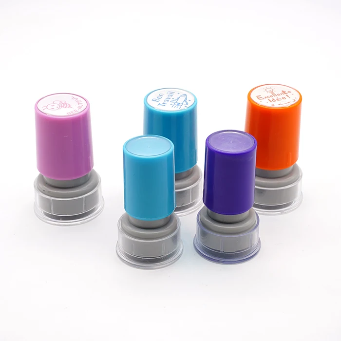 Распродажа высококачественные штампы-вспышки круглые самопечатные штампы для учителей