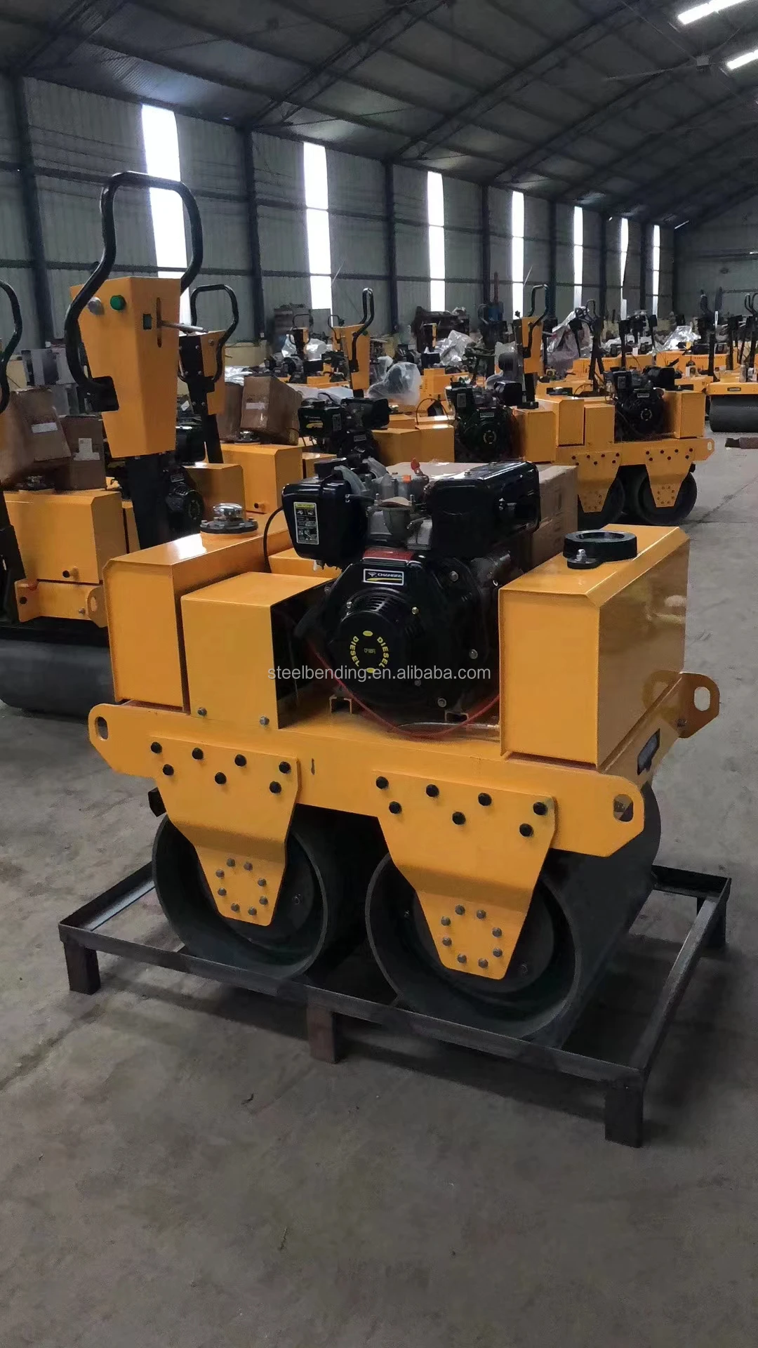 Mini road roller vibrator compactor sale hand held  Changfa diesel engine asphalt roller road roller